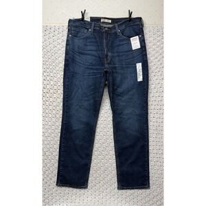 Levis Signature Jeans Mens 38x32 Blue Denim Athletic Stretch 5 Pockets NWT
